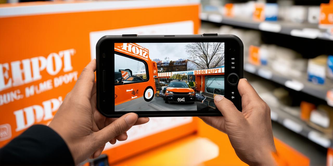 How to utilize Home Depot's augmented reality feature